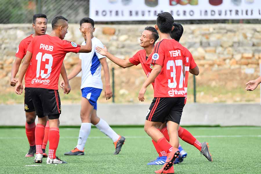 paro fc football in bhutan