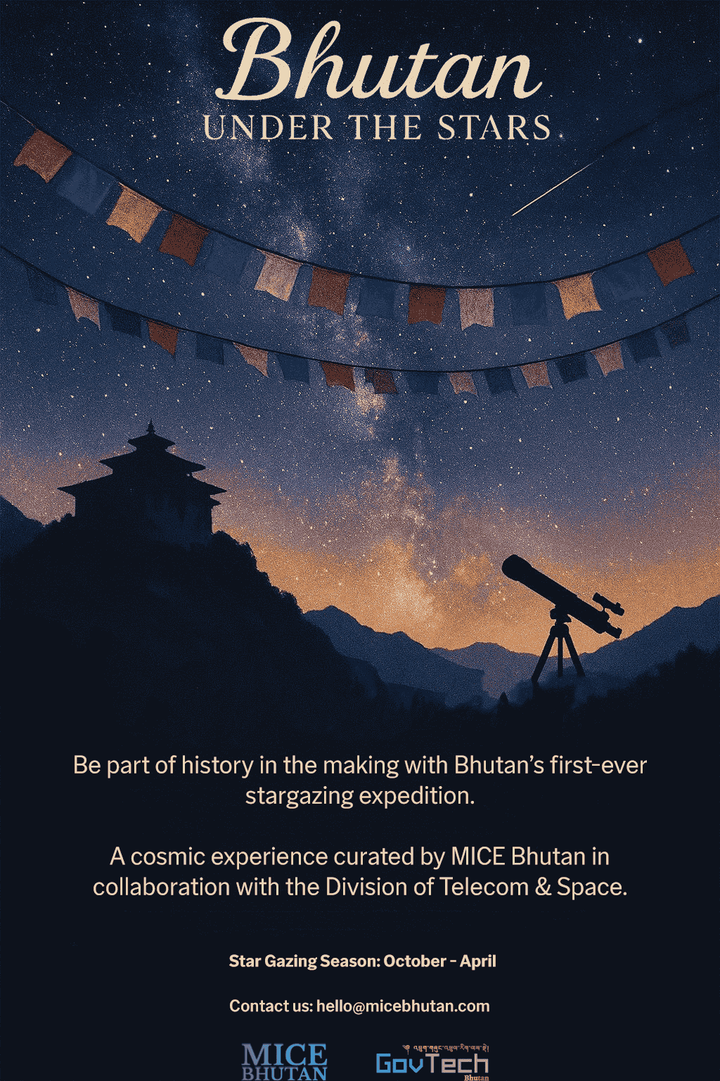 Bhutan Stargazing Under the Stars – MICE Bhutan