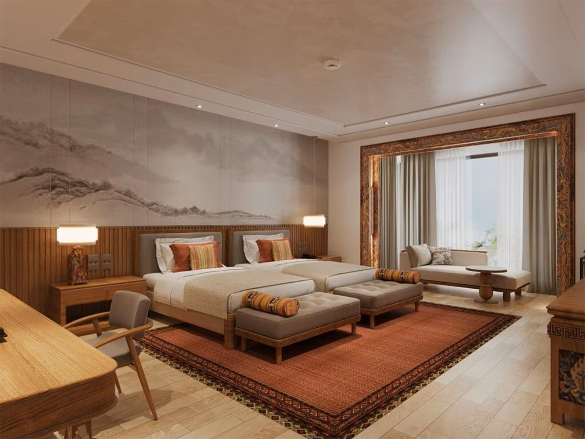 Deluxe Room Mountain View Twin Bed