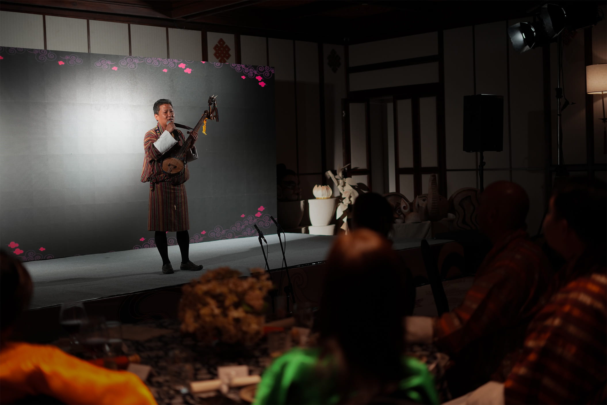 Bhutanese performing for MICE corporate group