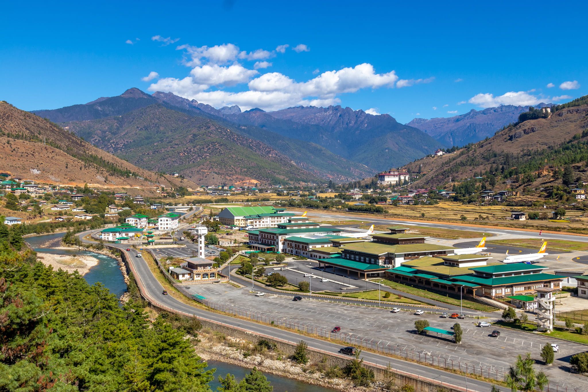 View of Paro Airport_Bhupen Ghimiray