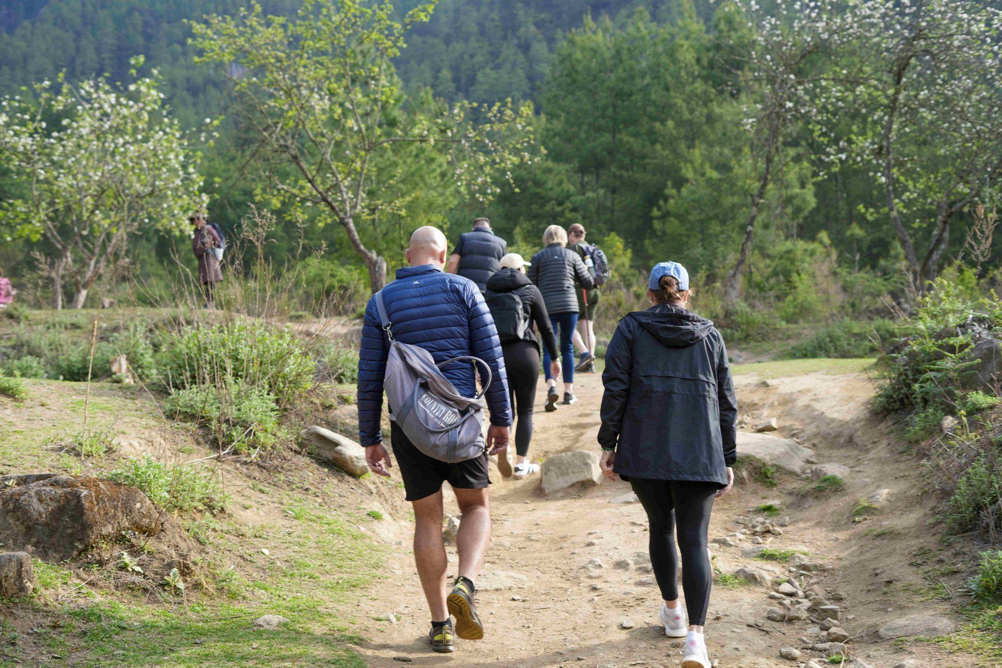 Delegates Hiking Tigers Nest