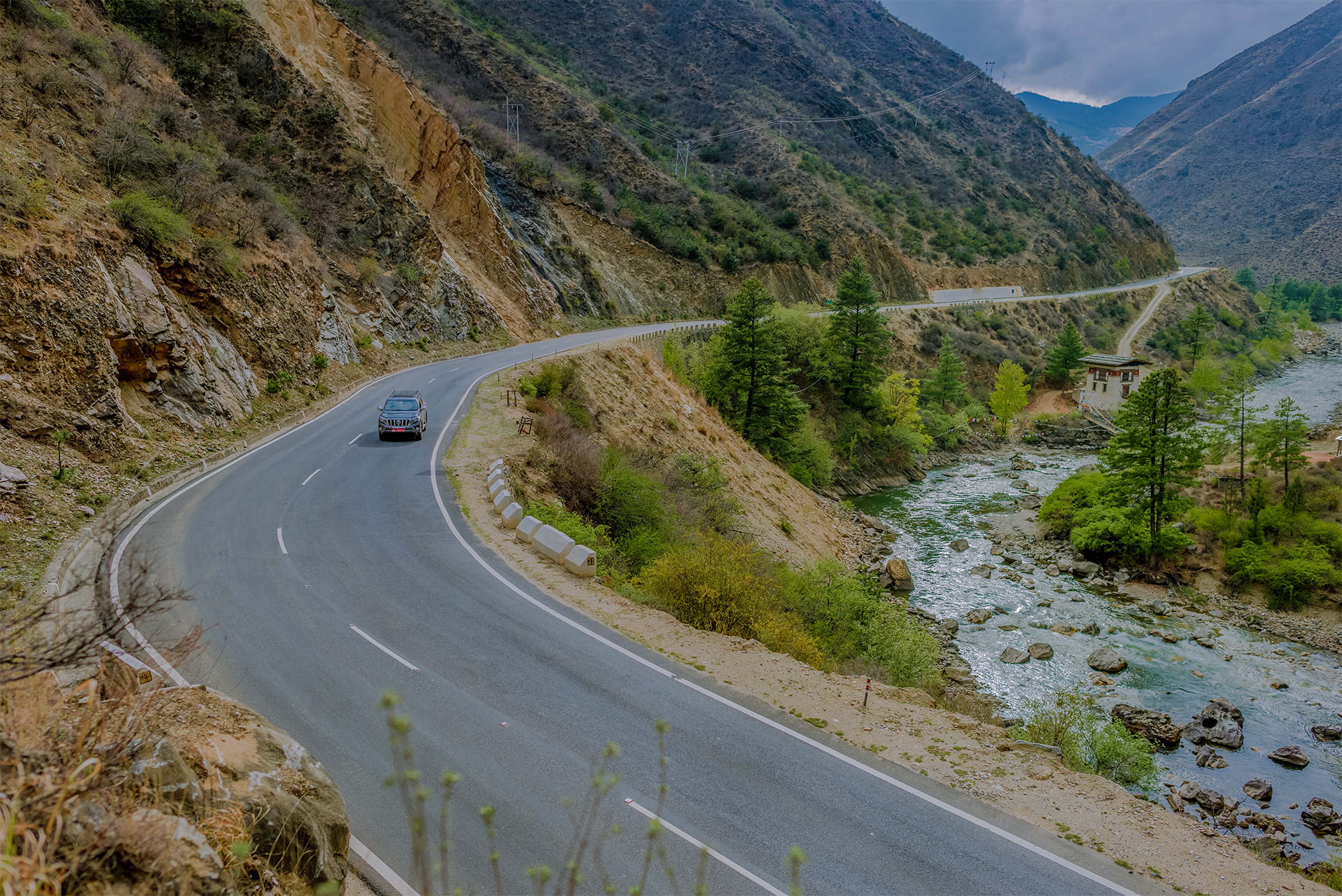 Let the road reveal Bhutan through changing landscapes and memorable moments