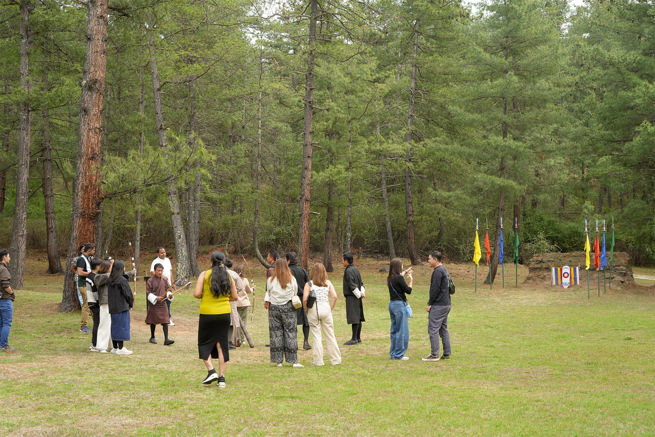 Enjoy Bhutanese archery as a private group activity